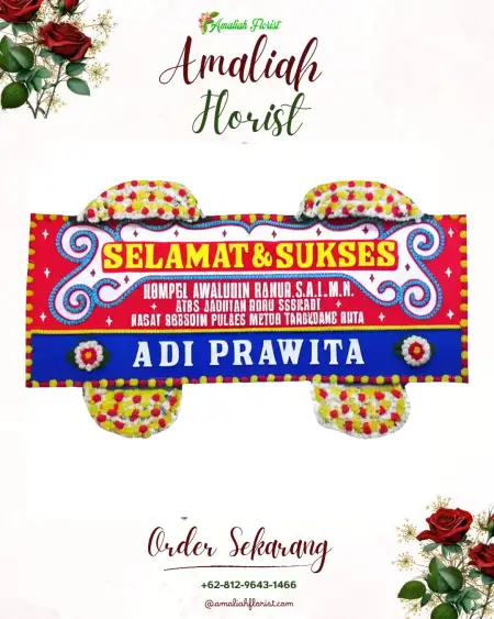 Papan Bunga Ucapan Selamat Cimuja